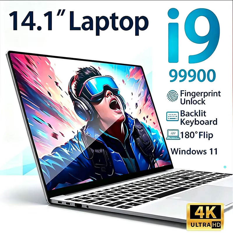 Ddr4 32Gb - Laptop 14,1' Intel Core i9-9900 Windows