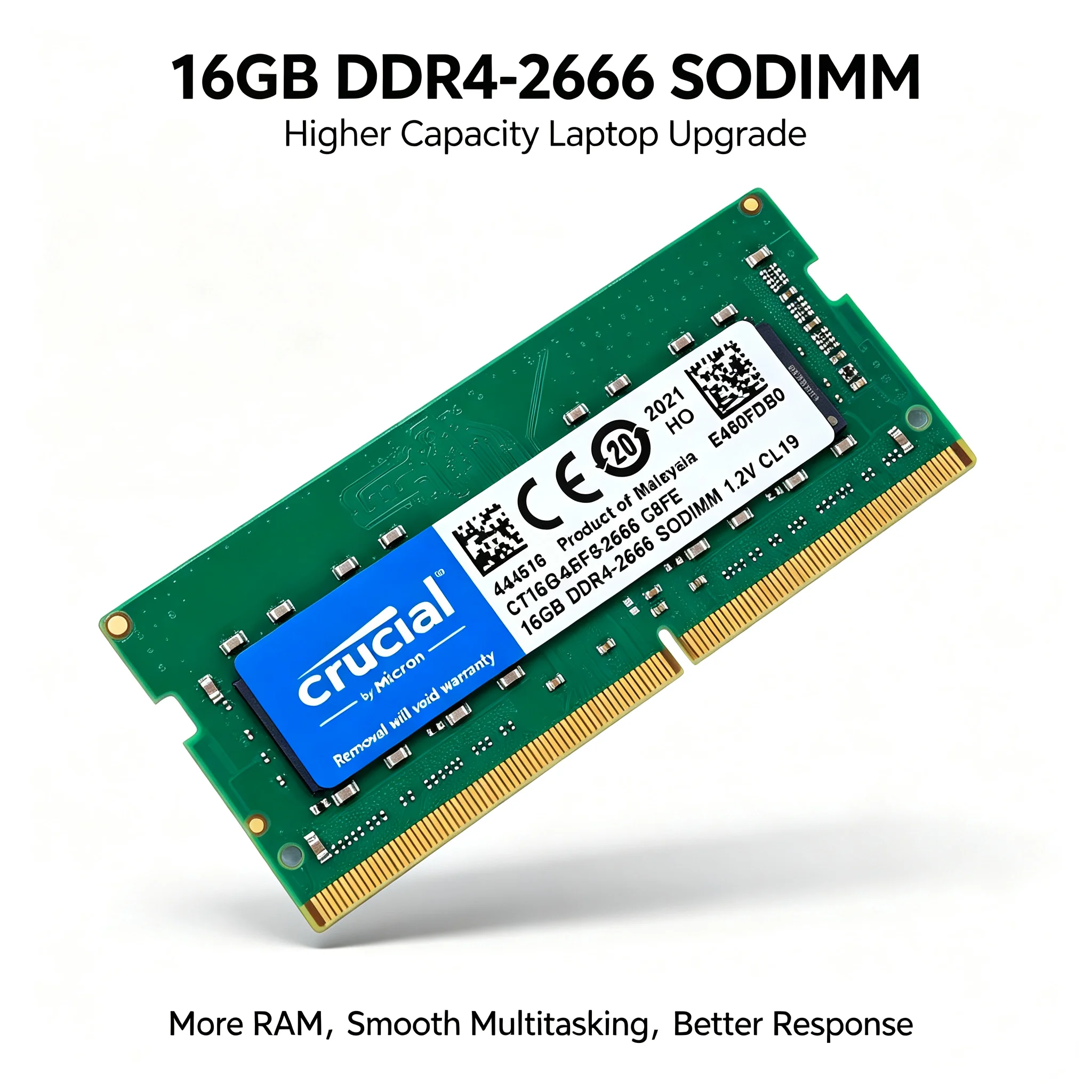 Crucial 1 szt./2 szt. pamięci  – Ddr4 2400Mhz recenzja i cena