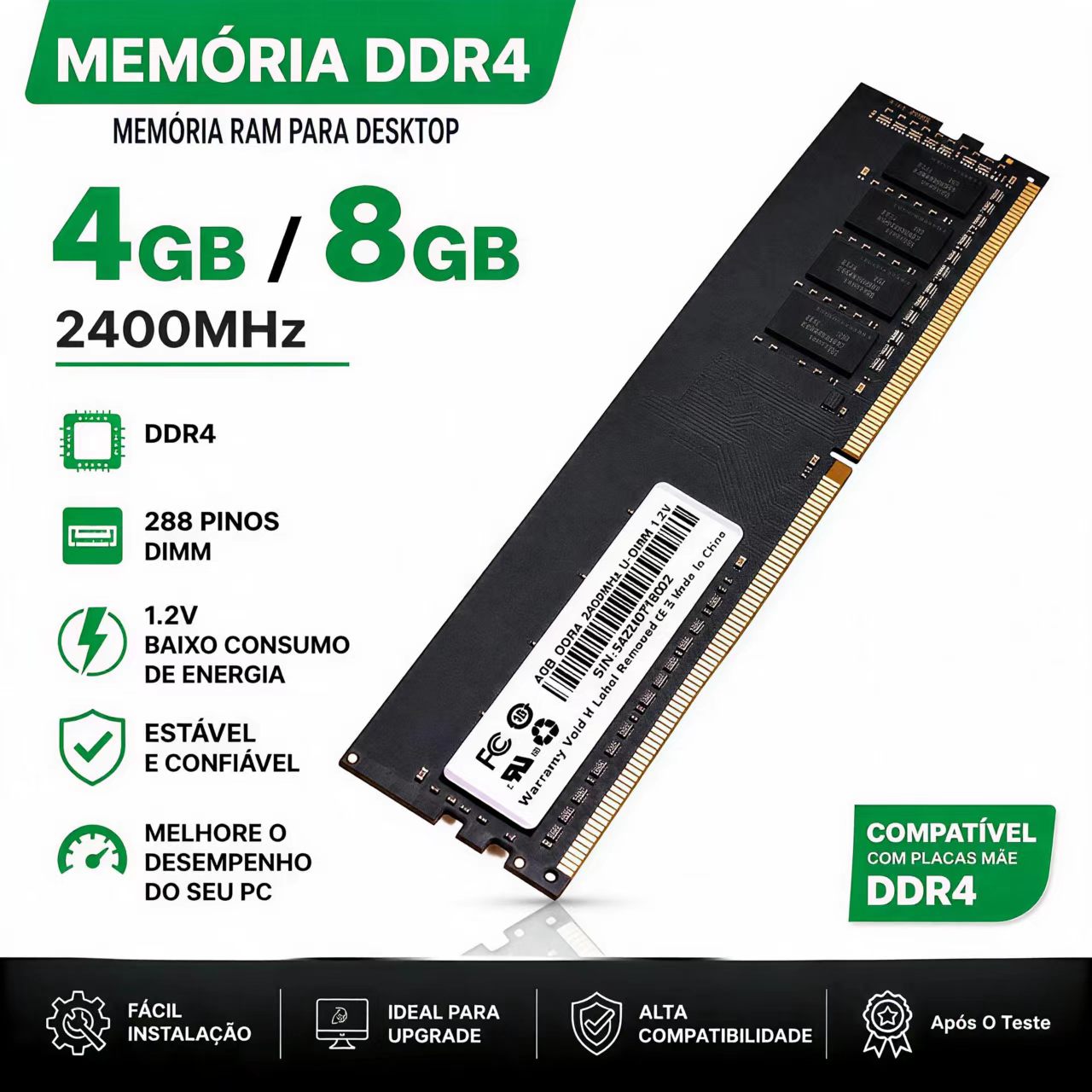 Pamięć RAM DDR4 4GB 8GB 2400MH – Ddr4 2400Mhz recenzja i cena