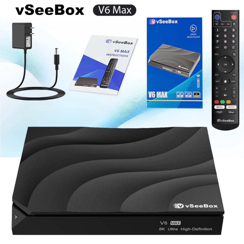 vSeeBox V6 Max |   64 GB 8K HD – Ddr3 8Gb recenzja i cena