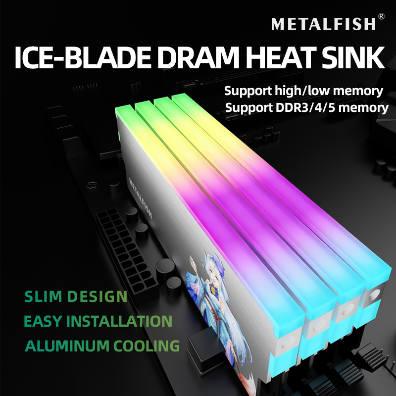 Radiator METALFISH DRAM 5V-3PI – Ddr4 8Gb recenzja i cena