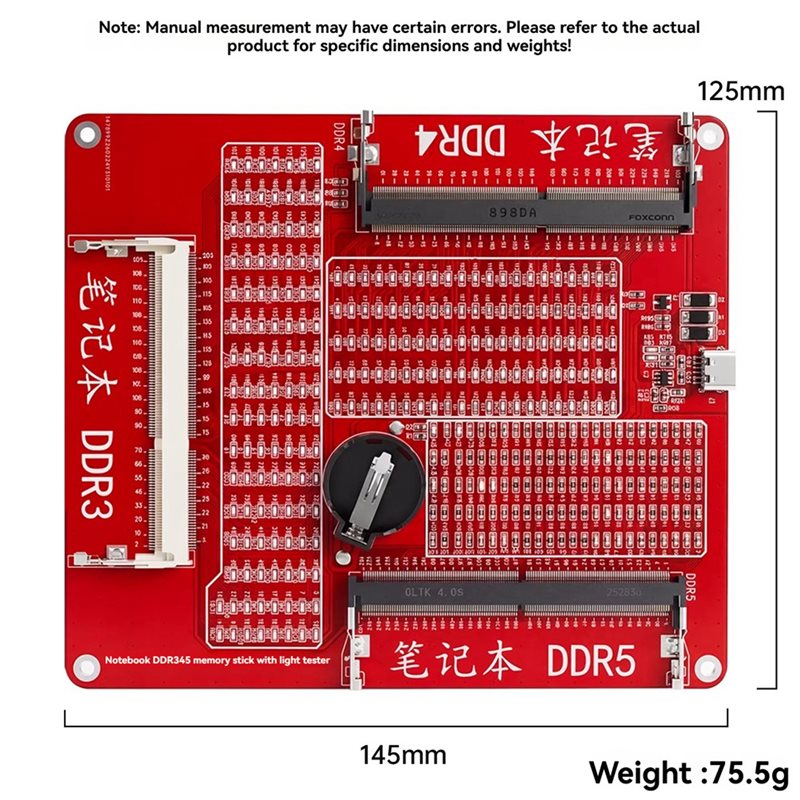 Tester pamięci SCLS DDR3/4/5,  – Ram Memory Module recenzja i cena